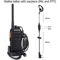 Miniatyrbild 5 av 6: Retevis RT24 Plus Talkie Walkie Professionell PMR446 utan licens 16 kanaler CTCSS/DCS med öronsnäcka, USB-laddningsbas (20 st)