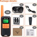 Miniatyrbild 6 av 6: Retevis RT649 Talkie Walkie Professionell, Uppladdningsbar PMR446 Talkie Walkie, IP65 Vattentät, USB-laddning för Camping Vandringar
