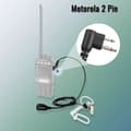 Miniatyrbild 6 av 6: Retevis Walkie Talkie hörsnäcka 2-stifts akustiskt rör Headset hörsnäcka Kompatibel med Motorola DP1400 CP040 GP68 GP88(2 st)
