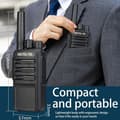 Miniatyrbild 4 av 6: Retevis NR610 Walkie Talkie, PMR446 Uppladdningsbar 1200mAh USB-C, AI brusreducering, VOX, Robust för säkerhet (6 delar)