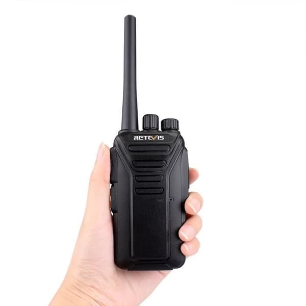 Retevis RT27 Walkie Talkies VOX Surveillance Uppladdningsbar licensfri 16 kanaler CTCSS/DCS 2-vägsradio (svart, 5)