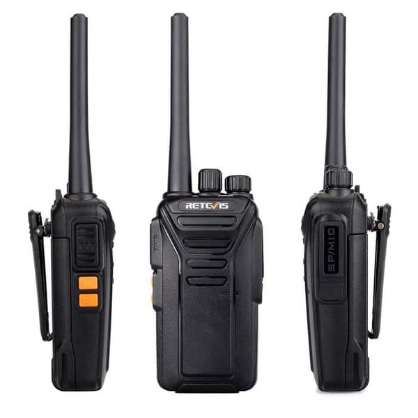 Retevis RT27 Walkie Talkies VOX Surveillance Uppladdningsbar licensfri 16 kanaler CTCSS/DCS 2-vägsradio (svart, 5)