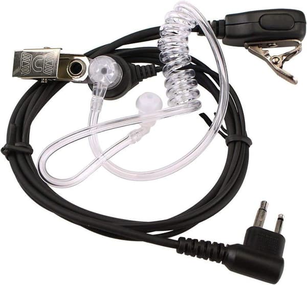 Retevis Öronpropp Walkie Talkie 2 Stift Hörlurar För Motorola CP040 DP1400 GP68 GP88 GP2000 XTN446 SP10 HYT TC-500 TC-600