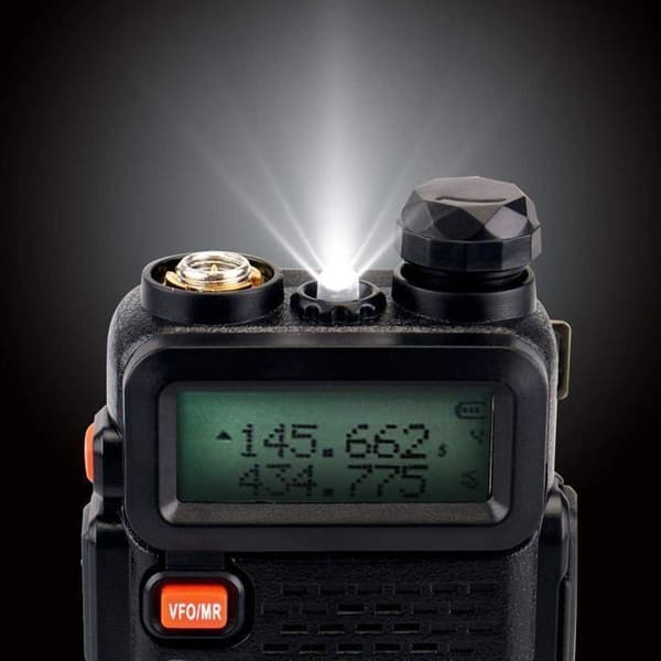 Retevis RT5R Dual Band Walkie Talkie, amatörskinka med lång räckvidd, 2m/70 cm USB-laddningsradio, bärbar FM-radio, 128 kanaler (5 st)