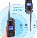 Miniatyrbild 5 av 6: Retevis HD1 10W DMR Radioamatör, GPS, Dubbelband, Digitaltvåvägsradio, Typ C-batteri 3200 mAh, Vattentålig IP67