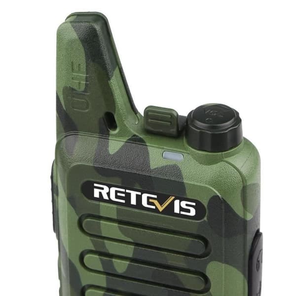 Retevis RT22 Uppladdningsbar Walkie Talkie 16-kanals Walkie Talkies CTCSS-DCS VOX TOT Scan Squelch 1 par