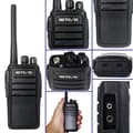 Miniatyrbild 2 av 4: Retevis RT21 Professional Walkie Talkie, PMR446 2W 16 kanaler CTCSS-DCS Uppladdningsbar VOX TOT Scan Monitor (svart, 5 datorer)