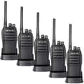 Miniatyrbild 1 av 4: Retevis RT21 Professional Walkie Talkie, PMR446 2W 16 kanaler CTCSS-DCS Uppladdningsbar VOX TOT Scan Monitor (svart, 5 datorer)