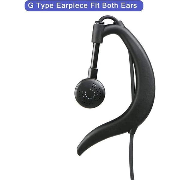 Retevis Ailunce Talkie Walkie Hörlurar Typ-G Öronkrok för HD1 DMR Radio Kompatibel med RT648 RT647 Talkie Walkies