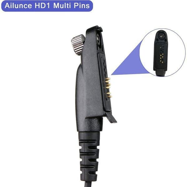 Retevis Ailunce Talkie Walkie Hörlurar Typ-G Öronkrok för HD1 DMR Radio Kompatibel med RT648 RT647 Talkie Walkies
