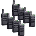 Miniatyrbild 1 av 4: Retevis RT619 Mini Licensfri Walkie Talkie Professional PMR446 VOX Squelch Scan Surveillance (4 par, svart)
