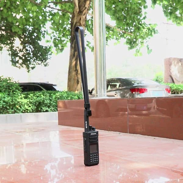 Retevis HA07 Antenn Talkie-walkie, Tvåvägsradio SMA-F UHF/VHF 5dBi med hög förstärkning för Baofeng UV-5R, BF-888S, RT5R RT21