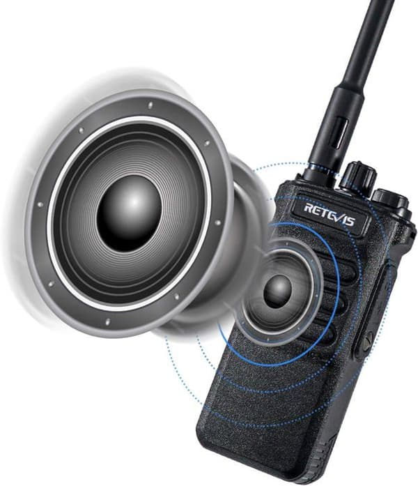 Retevis RT86 walkie talkie, 2600mAh tvåvägsradio, professionell walkie talkie, ficklampa, larm för utomhusbruk, jakt