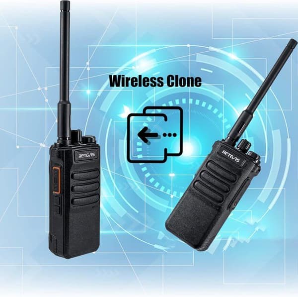 Retevis RT86 walkie talkie, 2600mAh tvåvägsradio, professionell walkie talkie, ficklampa, larm för utomhusbruk, jakt