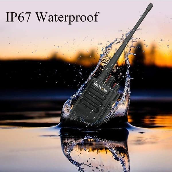 Retevis RT29 Walkie talkie med lång räckvidd, IP67 vattentät walkie talkie för vuxna, 3200mAh uppladdningsbar, professionell walkie talkie