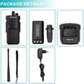 Miniatyrbild 6 av 6: Retevis RT29 Walkie talkie med lång räckvidd, IP67 vattentät walkie talkie för vuxna, 3200mAh uppladdningsbar, professionell walkie talkie