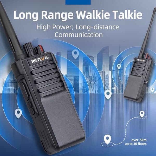 Retevis RT29D DMR digital walkie talkie, lång räckvidd, vattentät IP67, bra kryptering, 3200 mAh, professionell för hotell, säkerhet