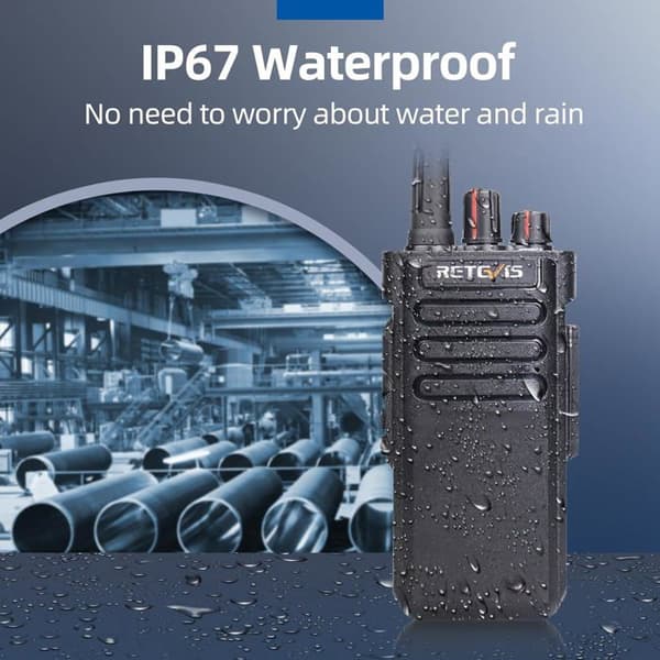 Retevis RT29D DMR digital walkie talkie, lång räckvidd, vattentät IP67, bra kryptering, 3200 mAh, professionell för hotell, säkerhet