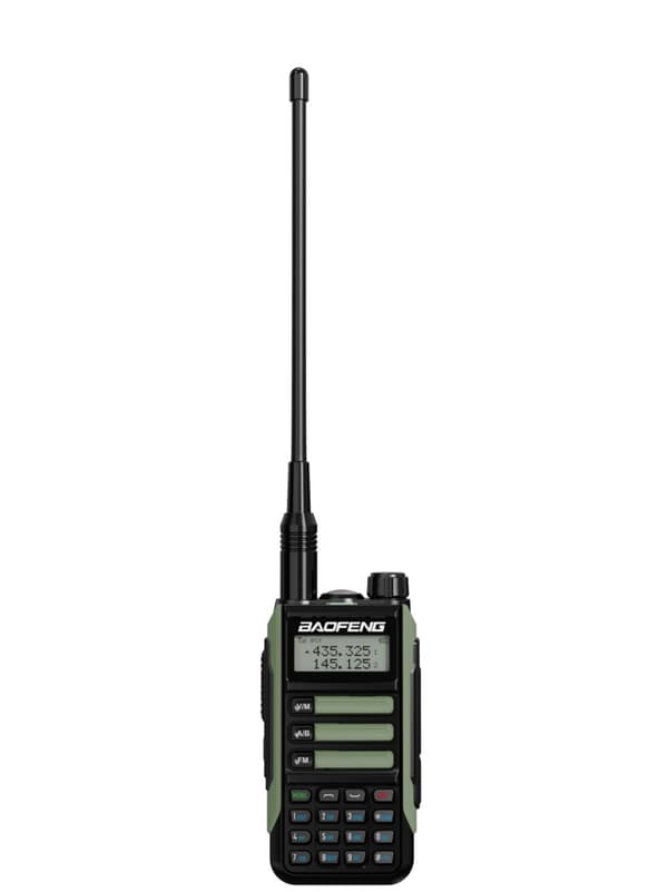 Walkie Talkie, IP68-vattentät, lång räckvidd, 1 st svart