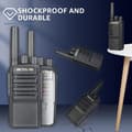 Miniatyrbild 4 av 6: Retevis NR610 Talkie Walkie Professionell, PMR446 Radio Laddningsbar 1200mAh, AI Brusreducering, VOX, för Restaurang (4 St)