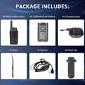 Miniatyrbild 5 av 6: Retevis NR610 Talkie Walkie Professionell, PMR446 Radio Laddningsbar 1200mAh, AI Brusreducering, VOX, för Restaurang (4 St)
