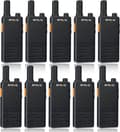 Miniatyrbild 1 av 6: Retevis RT622P Professional Walkie Talkie, PMR446 1620mAh uppladdningsbara Walkie Talkies, USB-C, VOX, nödlarm (10 st, svart)