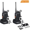 Miniatyrbild 1 av 4: 2 st Walkie Talkies baofeng BF-888S 16CH signalband 400-470 MHz 2-vägs radio 3 Km