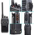Miniatyrbild 4 av 6: Retevis RB617 Uppladdningsbar Walkie Talkie, 4400mAh, 2 i 1 Type-C USB-kabel, PMR446 VOX, Nödlarm, Tvåvägsradio