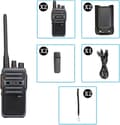 Miniatyrbild 6 av 6: Retevis RB617 Uppladdningsbar Walkie Talkie, 4400mAh, 2 i 1 Type-C USB-kabel, PMR446 VOX, Nödlarm, Tvåvägsradio