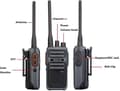 Miniatyrbild 2 av 6: Retevis RB617 Uppladdningsbar Walkie Talkie, 4400mAh, 2 i 1 Type-C USB-kabel, PMR446 VOX, Nödlarm, Tvåvägsradio