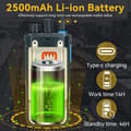 Miniatyrbild 5 av 6: Retevis P1 Professional Walkie Talkie, Long Range Digital Walkie Talkie, Superheterodyne Relay, 2500mAh, Nödlarm (2st)