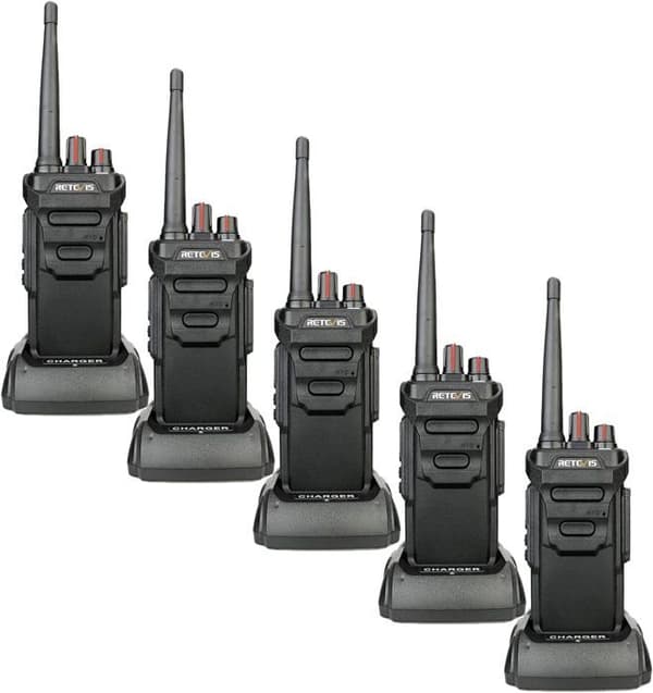 Retevis RT648 Walkie Talkie, professionell IP67 vattentät, CTCSS/DCS, laddningsbar långdistans tvåvägsradio för nödsituationer