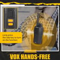 Miniatyrbild 3 av 6: Retevis RB668 Walkie Talkie, professionell tvåvägsradionödlarm, LED-ficklampa VOX Squelch, 1200mAh (5 st)