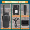 Miniatyrbild 6 av 6: Retevis RB668 Walkie Talkie, PMR446 Walkie Talkie Nödsignal Lampa LED, USB-C, Uppladdningsbar för Lager, Skola (10 St)