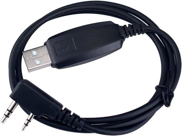 Retevis USB-programmeringskabel kompatibel med RT3 RT3S Walkie Talkie TYT MD-380 DMR Digital Walkie Talkie (1 st)