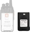 Miniatyrbild 4 av 6: Retevis RT24 Walkie Talkie Litiumbatteri 1100mAh 3,7V Kompatibla RT24 Walkie Talkies (svart, 1 st)