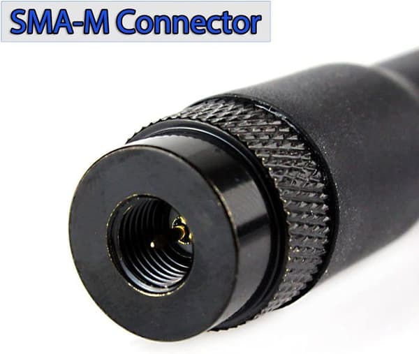 Retevis RT20 Walkie Talkie Antenn SMA-M Dual Band VHF/UHF 144MHz/430MHz kompatibel Retevis RT3S YAESU Baofeng BF- UV3R Tongfa TYT