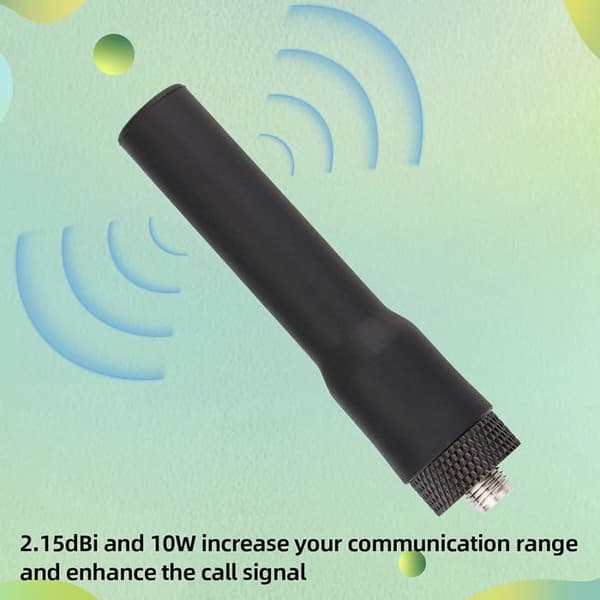Retevis Walkie Talkie Antenn VHF/UHF Dual Band SMA-F kompatibel med RT5 RT5R RT5RV RT21 kompatibel Baofeng UV-5R GT-3 BF-888S