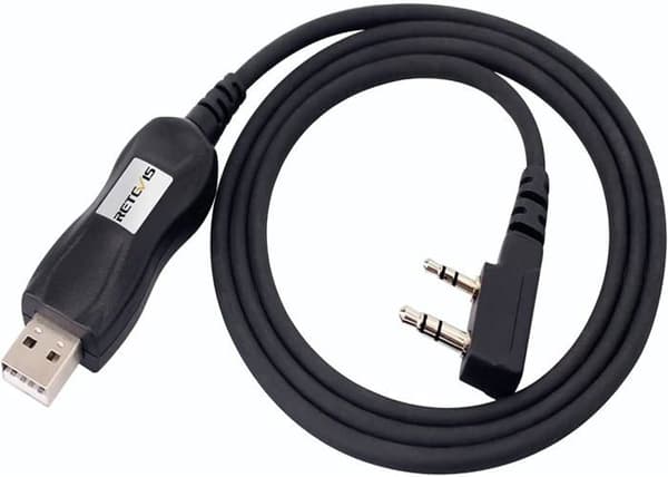Retevis PC28 USB-programmeringskabel FTDI-chipkompatibel RT5R RT21 RB85 RA685 Kenwood Baofeng BF-888S BF-88E UV-5R Wouxun TYT