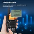 Miniatyrbild 3 av 6: Retevis RA79 Walkie Talkies, Dual Band Ham Radio, 1400mAh, FM/AM, Support VFO/CPS/Chirp, 2 Way Radio för jakt, resor (2st)