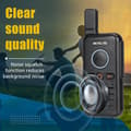 Miniatyrbild 5 av 6: Retevis RB645 Uppladdningsbar Walkie Talkie, PMR446 bärbar tvåvägsradio, Dual PTT-radio, USB C VOX, för camping (2 st)