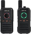 Miniatyrbild 1 av 6: Retevis RB645 Uppladdningsbar Walkie Talkie, PMR446 bärbar tvåvägsradio, Dual PTT-radio, USB C VOX, för camping (2 st)