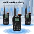 Miniatyrbild 3 av 6: Retevis RA79 Walkie Talkies med mikrofonhögtalare, FM/AM, 1400 mAh, långdistans, tvåvägsradio för jakt (2 stycken)