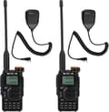 Miniatyrbild 1 av 6: Retevis RA79 Walkie Talkies med mikrofonhögtalare, FM/AM, 1400 mAh, långdistans, tvåvägsradio för jakt (2 stycken)