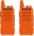 Miniatyrbild 1 av 6: Retevis RT622 Walkie Talkie Uppladdningsbar USB, PMR446, USB-C, 1000mAh, VOX, 16 Kanaler Walkie Talkie Lång Räckvidd för Familj, Camping