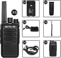 Miniatyrbild 6 av 6: Retevis RT668 Professionell Walkie Talkie med Hörlurar, PMR446 utan Licens, Uppladdningsbar, VOX, Bärbar Talky för Säkerhet (6 St)