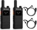 Miniatyrbild 1 av 6: Retevis B63S Talkie Walkie, PMR Talkie-Walkie Professionell, LCD-skärm, 15 mm Lätt, VOX, 1620 mAh, USB C, Radio för Familj, Camping