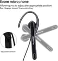 Miniatyrbild 3 av 6: Retevis EEK011 Ear Bar Walkie Talkie Headset med MIC 2 Pin Radio PTT Headset, För Kenwood Radio BAOFENG UV5R 888S RT24 RT27