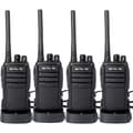 Miniatyrbild 1 av 4: Retevis RT21 Walkie Talkie Professional Uppladdningsbart 1100mAh batteri 16 kanaler CTCSS/DCS tvåvägsradio (svart, 2 par)