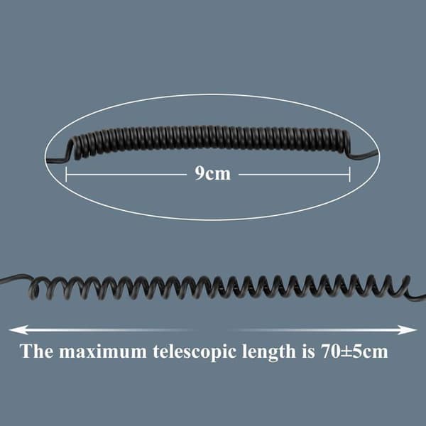 Retevis EEK016 G Forme Talkie Walkie Hörlurar med Mic 2 Pin, Kompatibel med RT622 RT27 RT619 RT24 Baofeng UV-5R, Frittstående Radiolurar